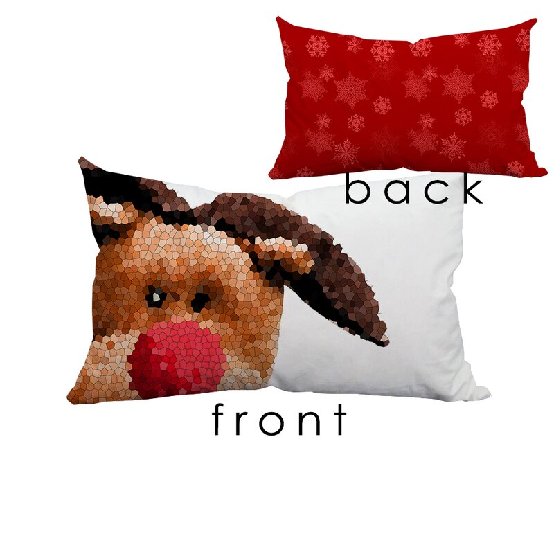 christmas lumbar pillow